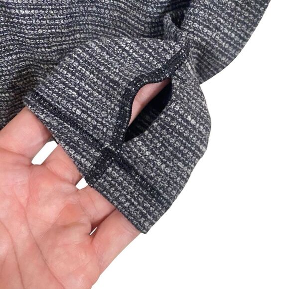 Lululemon Healthy Heart Pullover II Coco Pique Black White size 8 (size tags gon - Picture 5 of 7